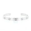 Open Cartier Love bracelet in white gold, size 17 - 360 thumbnail