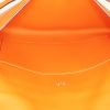 Bolsito de mano Hermès Kelly Cut en cuero swift naranja - Detail D2 thumbnail