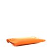 Pochette Hermès Kelly Cut en cuir Swift orange - Detail D5 thumbnail