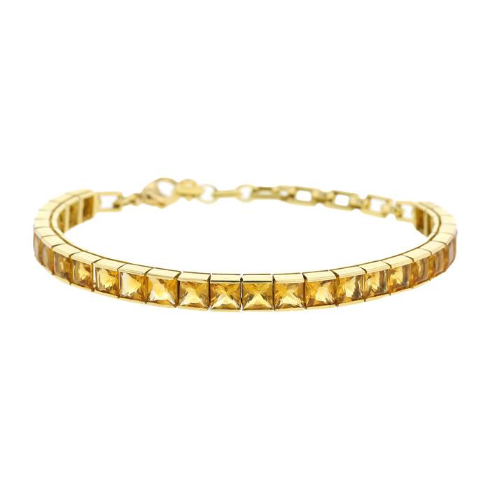 Bracciale H. Stern in oro giallo e quarzi citrini