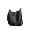 Hermès  Evelyne shoulder bag  in blue Fjord leather - 00pp thumbnail