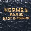 Hermès  Evelyne shoulder bag  in blue Fjord leather - Detail D3 thumbnail