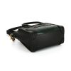 Celine Luggage Mini shoulder bag in black leather and green lizzard - Detail D5 thumbnail