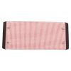 Borsa Hermès Kelly 28 cm in tela bicolore quadrettato e pelle Swift rossa Sellier - Detail D1 thumbnail