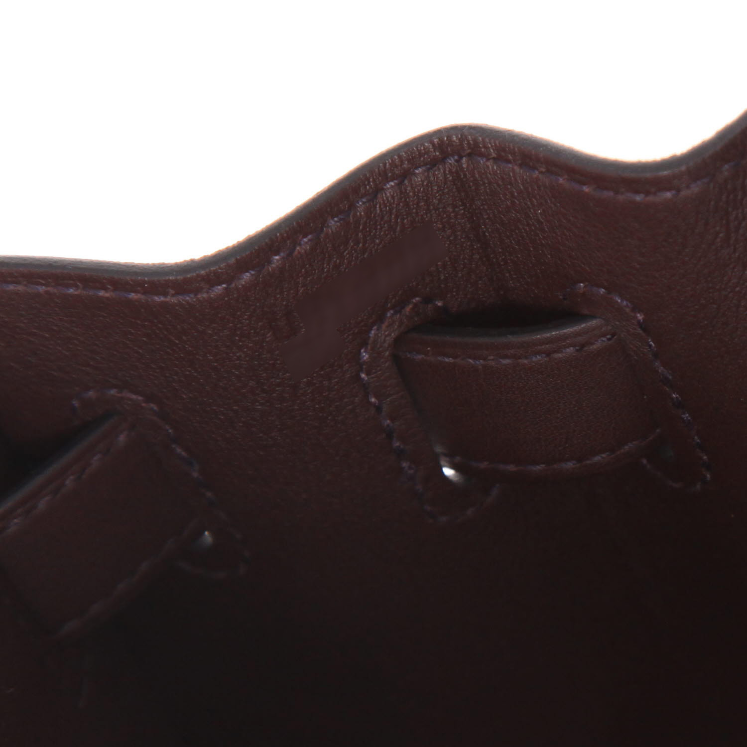 Borsa Hermès Kelly 28 cm in tela bicolore quadrettato e pelle Swift rossa Sellier - Detail D4