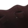 Bolso de mano Hermès Kelly 28 cm en lona bicolor y cuero swift rojo Sellier - Detail D4 thumbnail