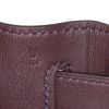 Borsa Hermès Kelly 28 cm in tela bicolore quadrettato e pelle Swift rossa Sellier - Detail D5 thumbnail