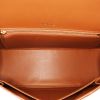 Sac bandoulière Balenciaga Hourglass en cuir marron - Detail D3 thumbnail
