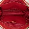 Prada Galleria handbag in red leather saffiano - Detail D3 thumbnail