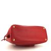 Sac à main Prada Galleria en cuir saffiano rouge - Detail D5 thumbnail