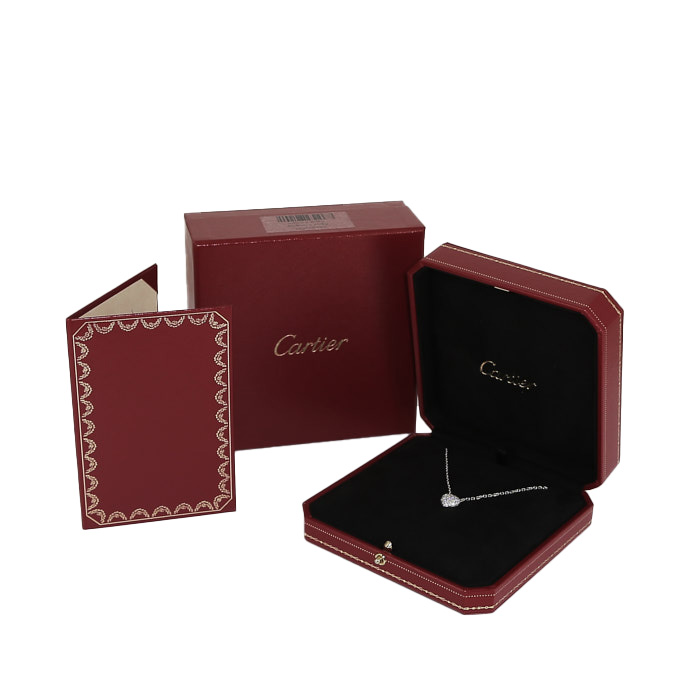 Collier Cartier  en or blanc et diamants - Detail D2