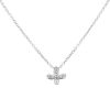 Collier Tiffany & Co Fleur de Lis en platine et diamants - 00pp thumbnail