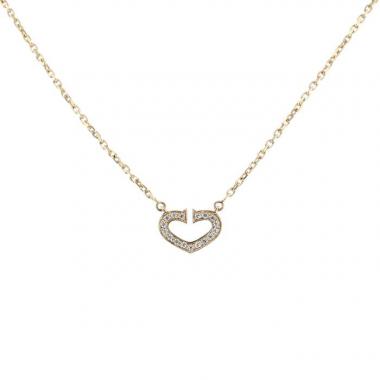 Collar Cartier C de Cartier de oro rosa y diamantes