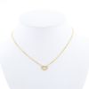 Cartier C de Cartier small model necklace in yellow gold and diamonds - 360 thumbnail