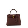 Hermes Kelly 25 cm handbag in red H epsom leather - 360 thumbnail