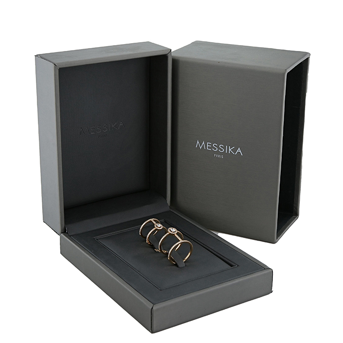 Anello Messika Glam'Azone in oro rosa e diamanti - Detail D3