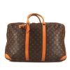 Louis Vuitton  Sirius 50 soft suitcase  in brown monogram canvas  and natural leather - 360 thumbnail