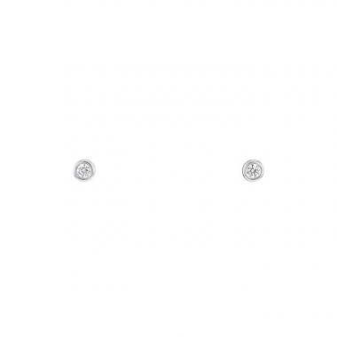 Tiffany 
Co Diamonds By The Yard small earrings in platinium and diamonds