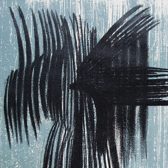 Hans Hartung, "L26", lithographie en couleurs sur papier, annotée et signée, de 1957 - Detail D1