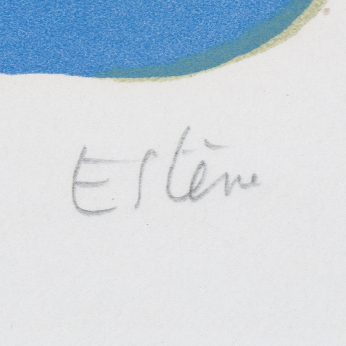 Maurice Estève, "Jazz", lithograph in colors on paper, numbered and signed, of 1954 - Detail D3