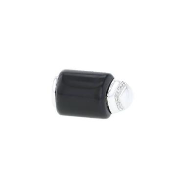 Bague Bulgari  en or blanc, onyx et diamants