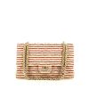 Chanel  Timeless Classic handbag  in beige, white and red tricolor  jersey canvas - 360 thumbnail
