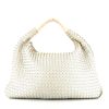 Bottega Veneta Veneta handbag in white intrecciato leather - 360 thumbnail