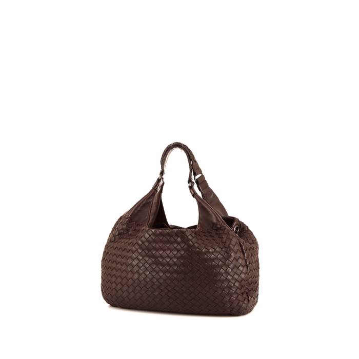 Burma periode Uluru Bottega Veneta messenger taske i brunt intrecciato læder | auktionslab