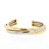 Rigid Cartier Trinity bracelet in 3 golds - 360 thumbnail