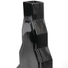 Ettore Sottsass, vase sculpture "Y23" de la série Yantra pour Design Centre, en céramique émaillée noir, signé, création 1969, édition des années 1980 - Detail D2 thumbnail
