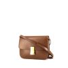 Céline Classic Box shoulder bag in cognac box leather - 00pp thumbnail