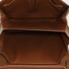 Céline Classic Box shoulder bag in cognac box leather - Detail D2 thumbnail