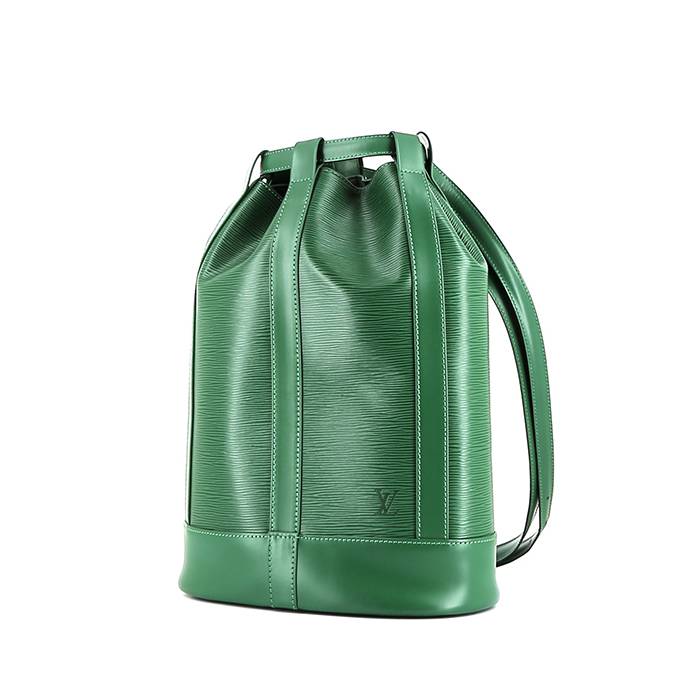 Zaino Louis Vuitton Randonnée in pelle Epi verde