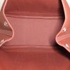 Hermès Garden Party shopping bag in red canvas and red leather - Detail D2 thumbnail