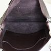 Hermès Evelyne shoulder bag  in chocolate brown leather taurillon clémence - Detail D2 thumbnail