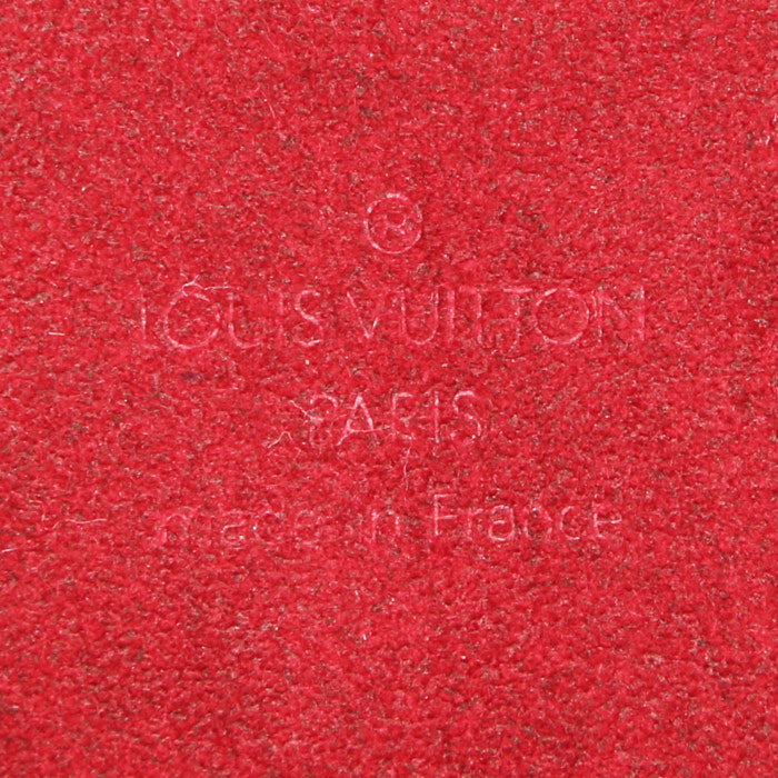 Sac à main Louis Vuitton Trouville en toile monogram multicolore blanche et cuir naturel - Detail D3