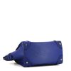 Bolso de mano Celine Luggage Mini en cuero azul real - Detail D4 thumbnail
