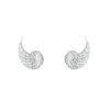 Vintage  earrings in white gold and diamonds - 00pp thumbnail