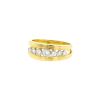 Vintage sleeve ring in yellow gold and diamonds - 00pp thumbnail