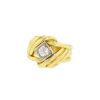 Vintage ring in yellow gold and diamond - 00pp thumbnail