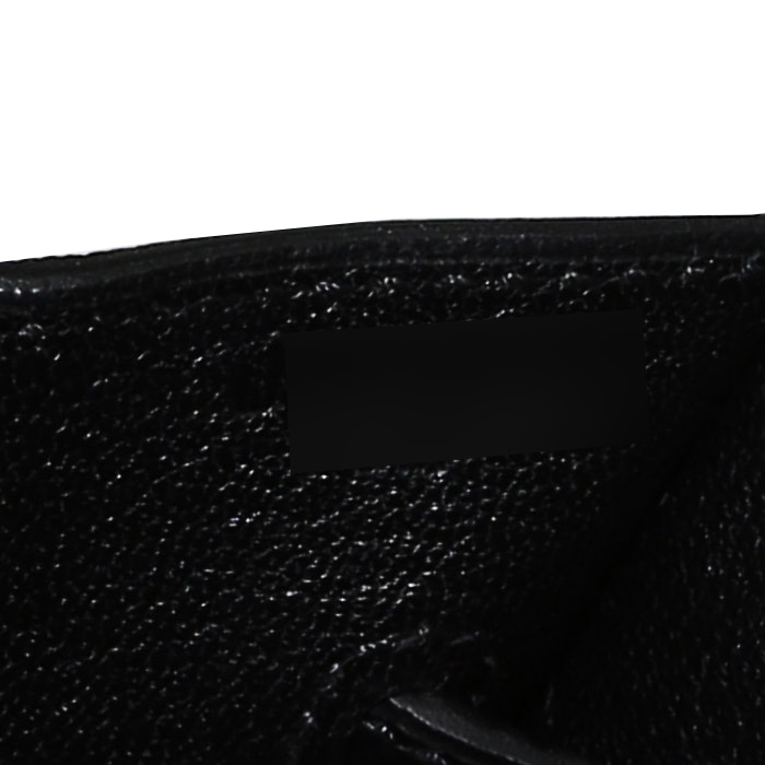 Borsa Hermès Birkin 30 cm in pelle Epsom nera - Detail D4