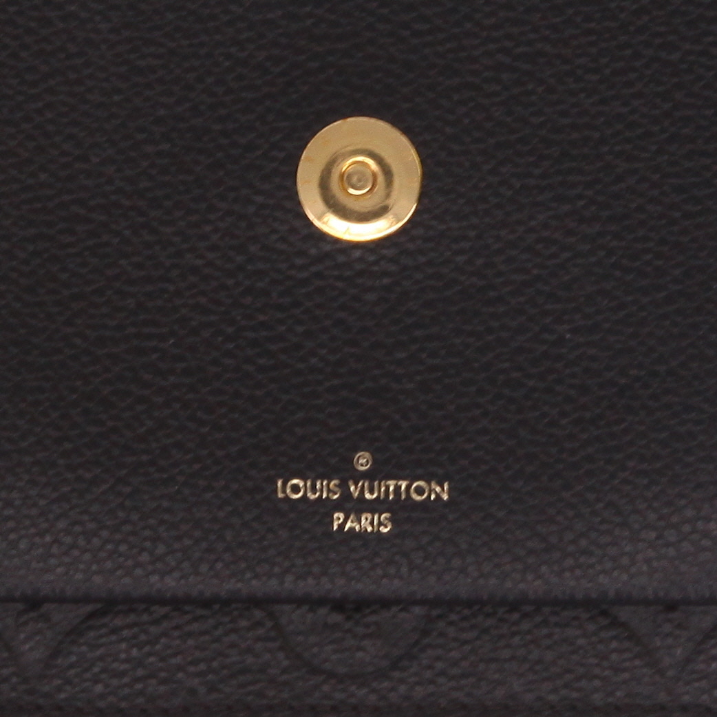 Louis Vuitton  Vavin handbag  in black empreinte monogram leather - Detail D2