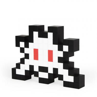Invader, "3D Little Big Space", sculpture in vinyl, limited edition by Musart, numbered and stamped, with its original box, of 2022