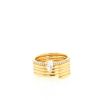 Repossi Blast ring in pink gold and diamonds - 360 thumbnail