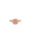 Anello Pomellato Nudo Classic in oro rosa,  quarzo rosa e diamanti color cognac - 360 thumbnail