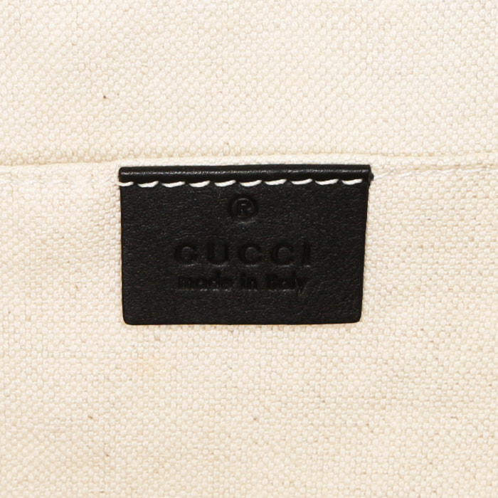 Gucci Dionysus shoulder bag in black, green and red leather - Detail D4