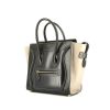 Celine  Luggage Micro handbag  in black leather  and beige suede - 00pp thumbnail