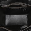 Bolso de mano Celine  Luggage Micro en cuero negro y ante beige - Detail D2 thumbnail