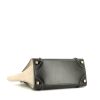 Bolso de mano Celine  Luggage Micro en cuero negro y ante beige - Detail D4 thumbnail