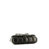 Bottega Veneta Chain Cassette shoulder bag  in black braided leather - Detail D5 thumbnail
